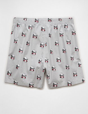 Мужские брюки American Eagle AEO Men's Snoopy Vampire Halloween Stretch Boxer Short — фото 4