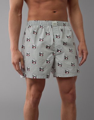 AEO Men's Snoopy Vampire Halloween Stretch Boxer Short