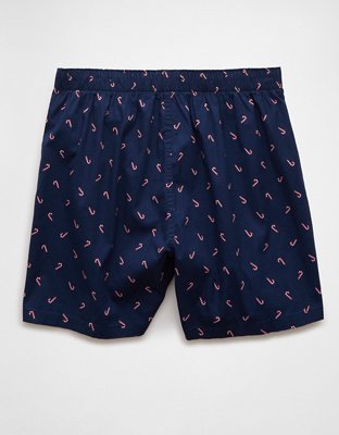 Мужские брюки American Eagle AEO Tiny Candy Canes Stretch Boxer Short — фото 4
