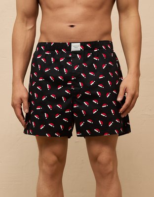 AEO Men's Santa Hats Stretch Boxer Short