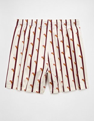 AEO Gingerbread Stripe Stretch Boxer Short