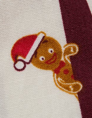 Мужские брюки American Eagle AEO Gingerbread Stripe Stretch Boxer Short — фото 2