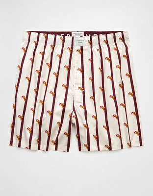 AEO Gingerbread Stripe Stretch Boxer Short