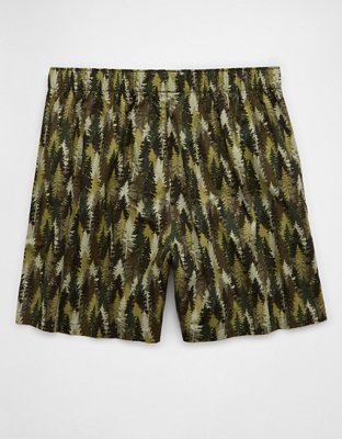 AEO Men's Forest Camo Stretch Boxer Short