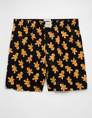 AEO Men's Gingerbread Stretch Boxer Short