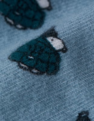 Мужские брюки American Eagle AEO Snoopy Flannel Pocket Boxer Short — фото 2