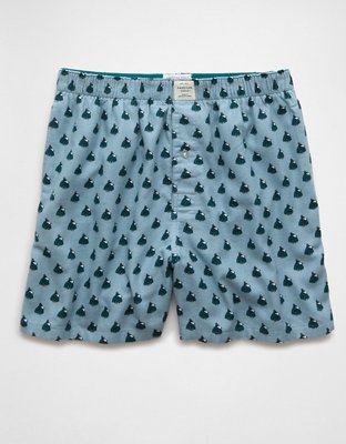 AEO Snoopy Flannel Pocket Boxer Short