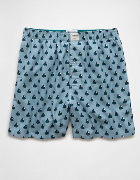 Мужские брюки American Eagle AEO Snoopy Flannel Pocket Boxer Short