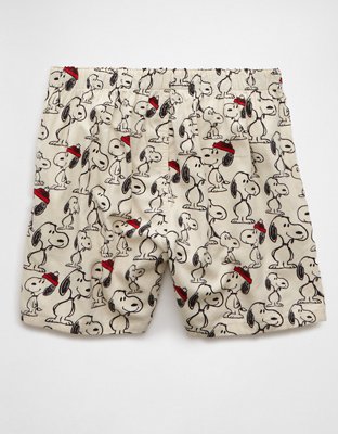 AEO Snoopy Flannel Pocket Boxer Short