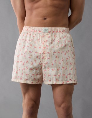 AEO Short Bóxer Stretch de Flamencos para Hombre