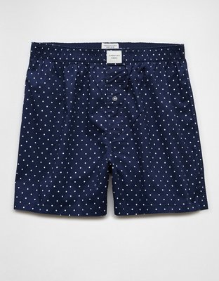 AEO Mens Polka Dots Stretch Boxer Short