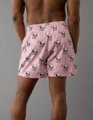 AEO Men's Valentine's Day Snoopy Stretch Boxer Short | American Eagle