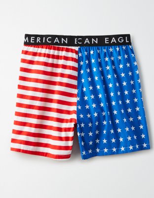 AEO Men's Stars + Stripes Stretch Boxer Short