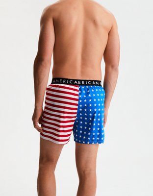 AEO Men's Stars + Stripes Stretch Boxer Short