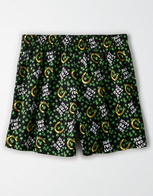 Мужские брюки American Eagle AEO Rub For Luck Stretch Boxer Short — фото 4