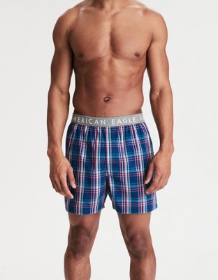 AEO Plaid Stretch Boxer Short