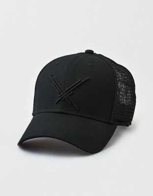 Мужские головные уборы American Eagle AEO Black Trucker Hat — фото 2