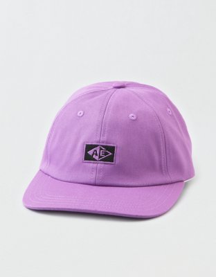 purple baseball cap