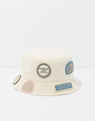 Мужские головные уборы American Eagle AE Patched Bucket Hat — фото 2