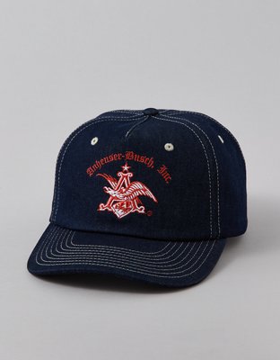AE Anheuser Busch Denim Retro Hat