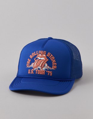 Мужская кепка American Eagle AE Rolling Stones Trucker Hat, цвет: Синий — фото 4