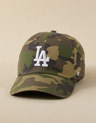 '47 Los Angeles Dodgers Camo Clean Up Hat Men's Camo Green One Size