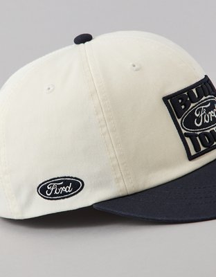 Мужская кепка American Eagle AE Ford Dad Hat, цвет: Кремовый — фото 5