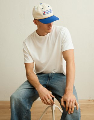 Мужской головной убор American Eagle AE Jeep Retro Hat, цвет: Белый — фото 3