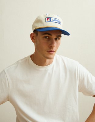 Мужской головной убор American Eagle AE Jeep Retro Hat, цвет: Белый — фото 2