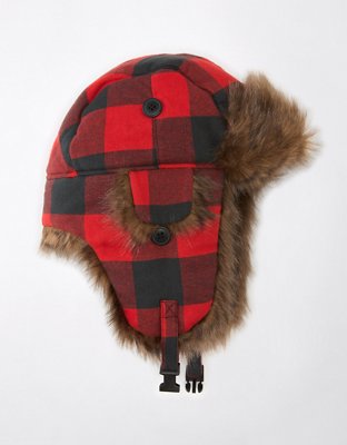 TRAPPER PLAID HAT