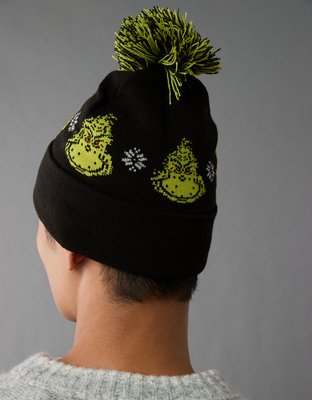 AE Holiday Grinch Beanie | American Eagle display picture 2