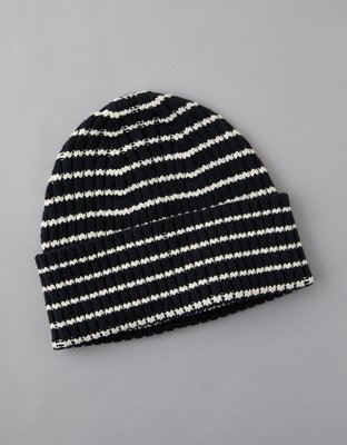 AE Striped Ribbed Beanie | American Eagle