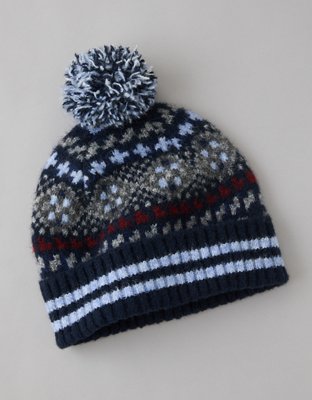 AE Fairisle Pom Beanie