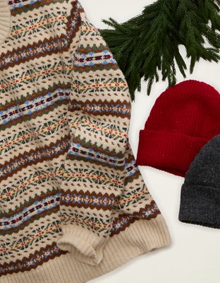 AE Cozy Shaker Stitch Beanie