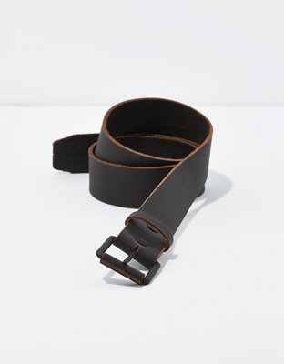 Cinturones de Cuero Hombre Negro & Marrón (2 PCS) Cinturón