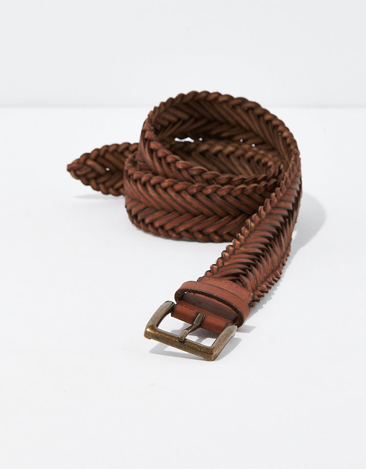 AEO Braided Leather Belt