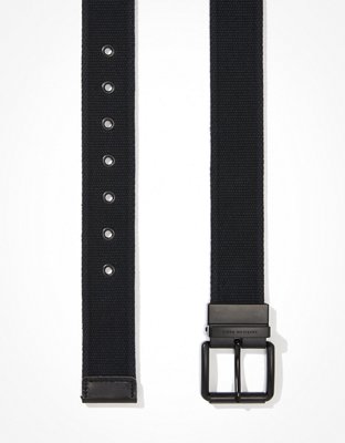 Ceinture en toile réversible AE