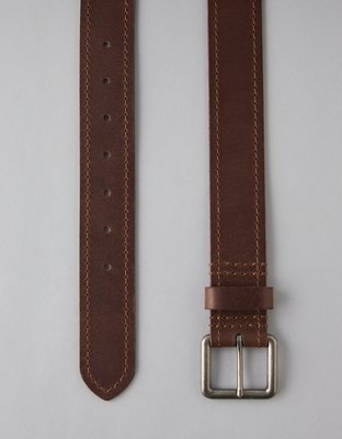 AE Tonal Stitched Leather Belt