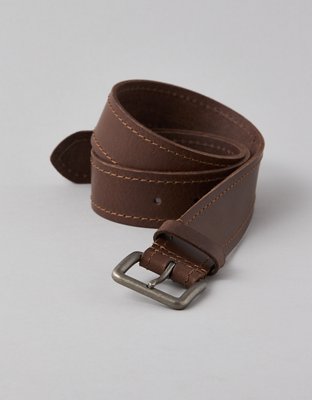 AE Tonal Stitched Leather Belt