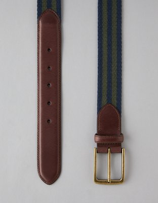 AE Striped Webbed Belt