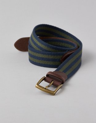 AE Striped Webbed Belt