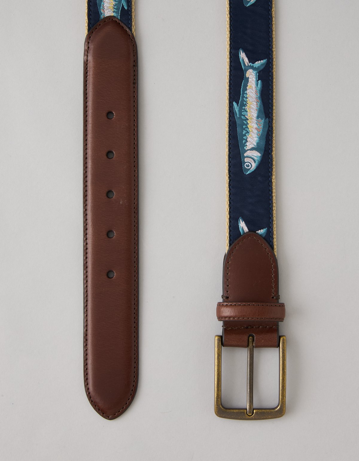 AE Fish Print Surcingle Belt - image 2