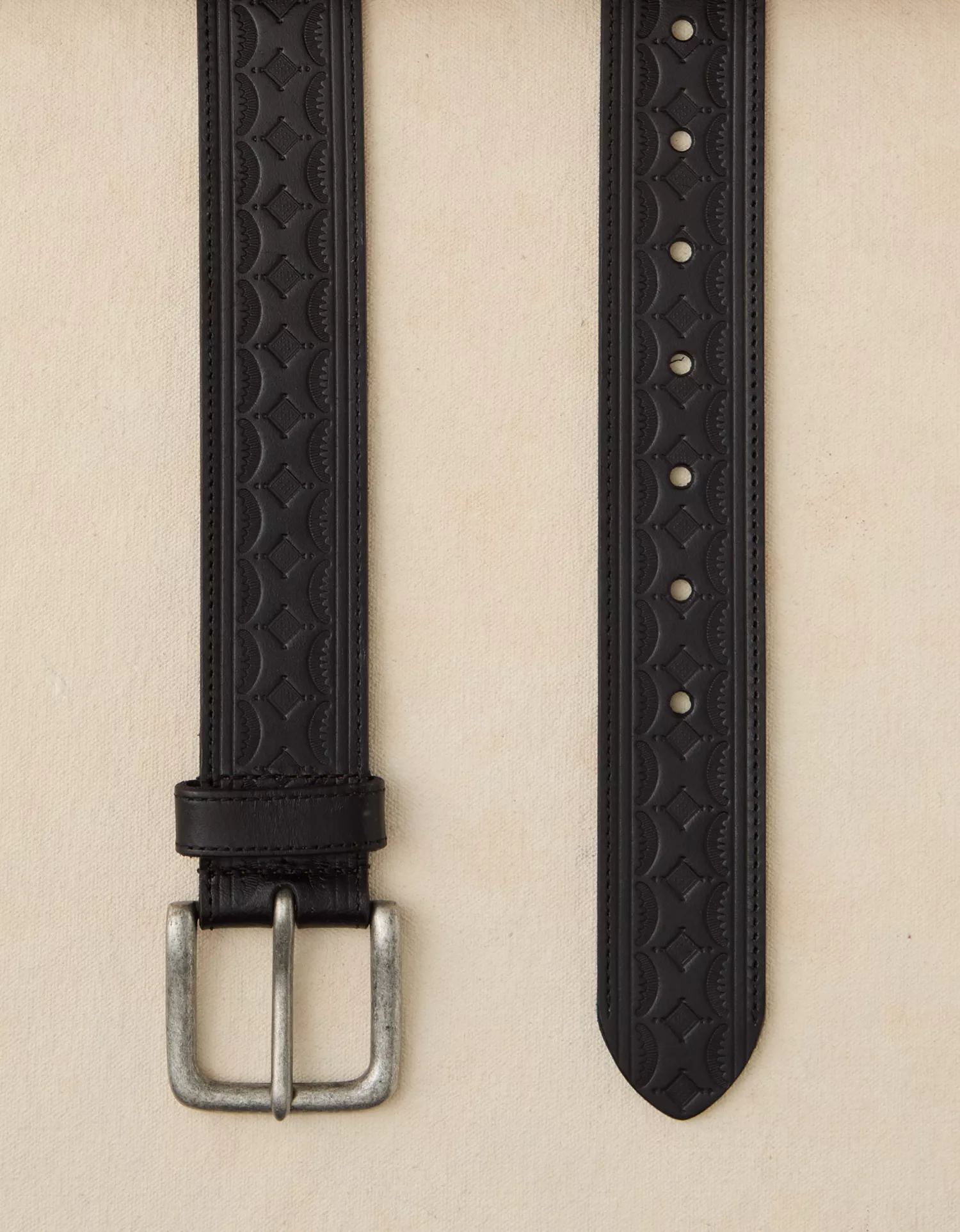 AE Tooled Leather Belt - thumbnail 2