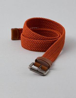 AE Braided Suede Belt | American Eagle display picture 1
