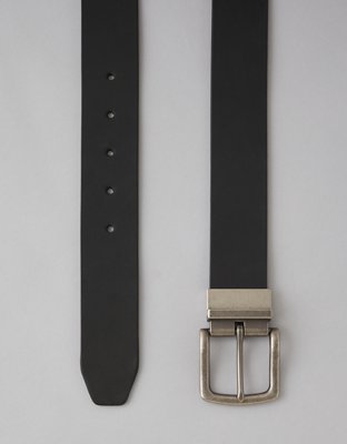 AE Black Leather Belt