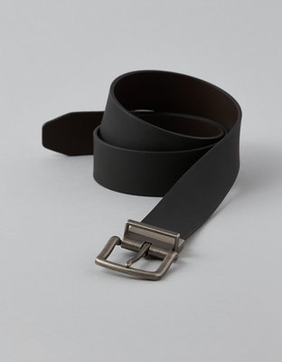 AE Black Leather Belt