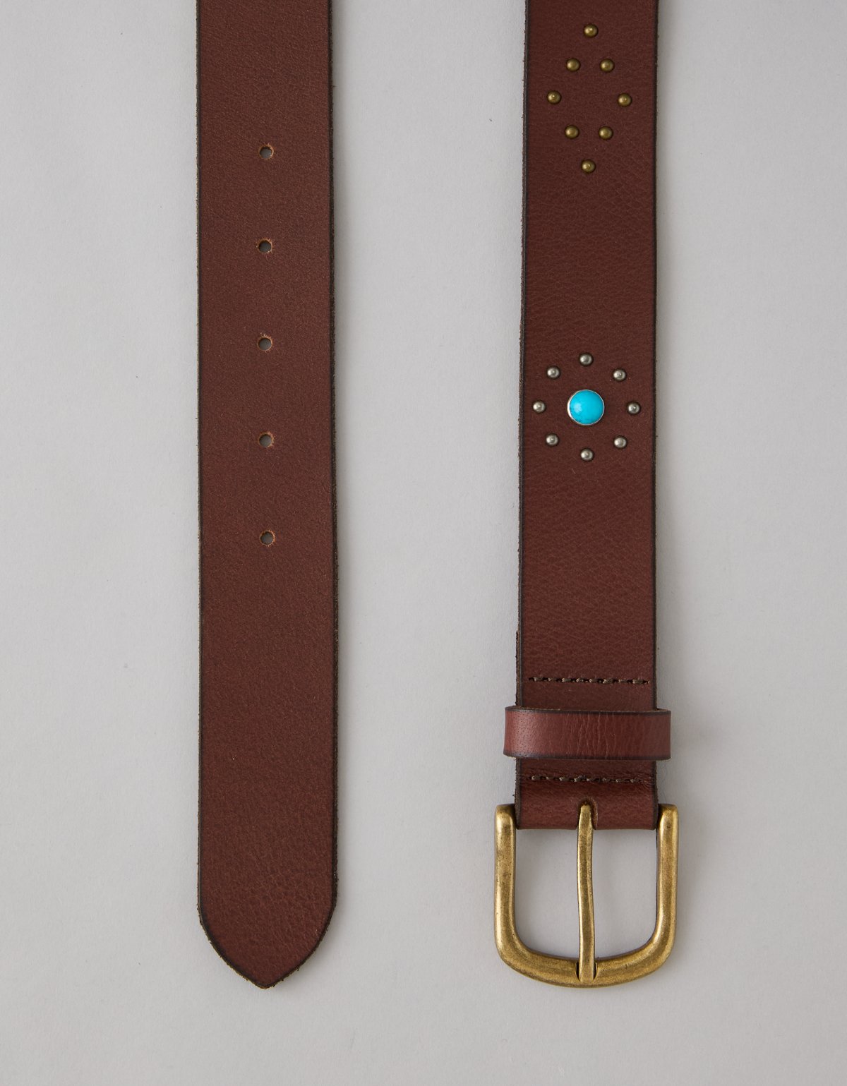 AE Studded Western Leather Belt - image 2