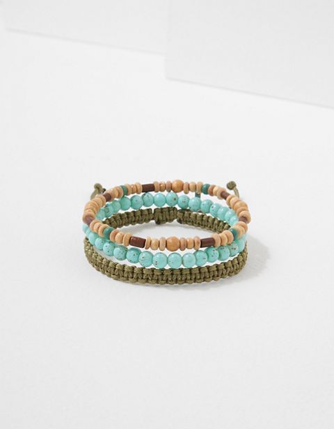 Бельё AE Beaded Bracelet для мужчин, 3 шт. — American Eagle