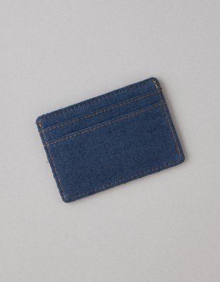 AE Leather & Denim Cardholder