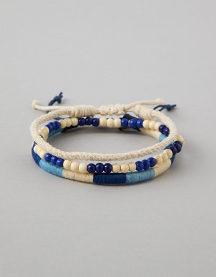 AE Beaded & Braided Bracelet 3-Pack